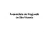 Assembleia de Freguesia de São Vicente - 26 de setembro de  2025