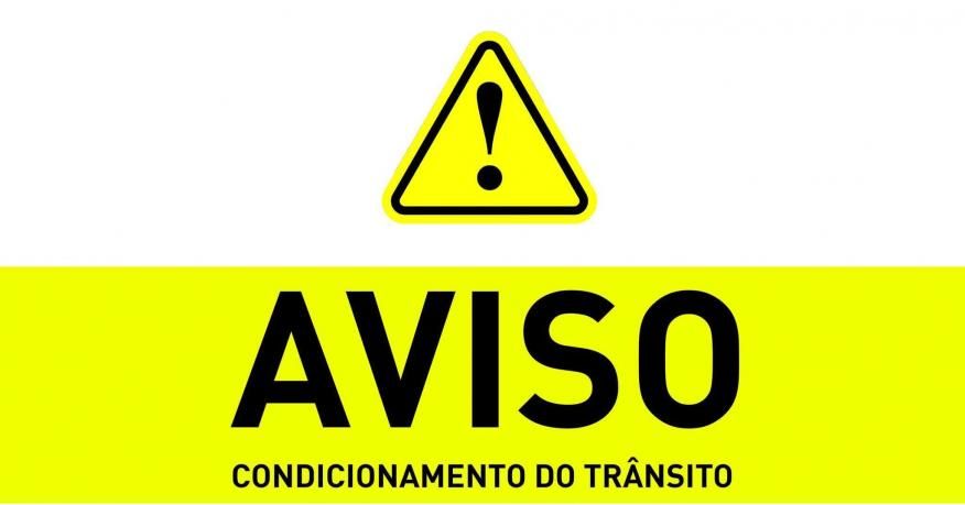 Condicionamento tempor&aacute;rio de circula&ccedil;&atilde;o &ndash; Empreitada Quinta do Ferro  ⚠️