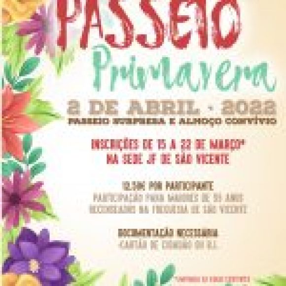Passeio Primavera | 2 abril
