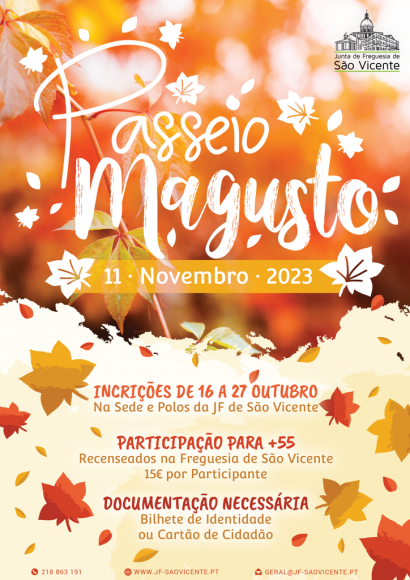 Passeio Magusto | 11 novembro