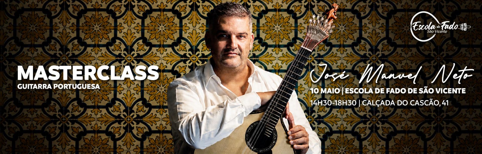 Masterclass Guitarra Portuguesa - Jos&eacute; Manuel Neto